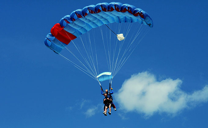 tandem skok iz padobrana